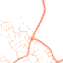 Daytime road noise heatmap for LE12 8YL