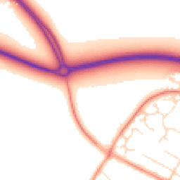 Daytime road noise heatmap for LE12 8ZJ