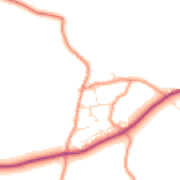 Daytime road noise heatmap for LE12 9GR