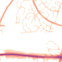 Daytime road noise heatmap for LE12 9PP