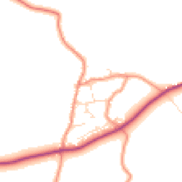Daytime road noise heatmap for LE12 9XD