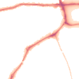 Night-time road noise heatmap for LE13 0DD