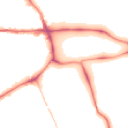 Night-time road noise heatmap for LE13 0PP