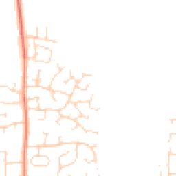 Daytime road noise heatmap for LE13 1EB