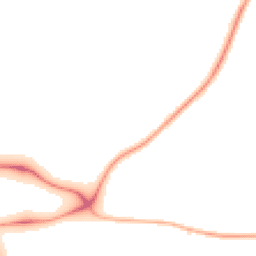 Night-time road noise heatmap for LE13 1PY