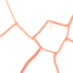 Daytime road noise heatmap for LE14 2ET