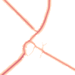 Daytime road noise heatmap for LE14 2HQ