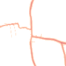 Daytime road noise heatmap for LE14 2QQ