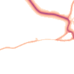 Daytime road noise heatmap for LE14 3BN