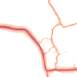 Daytime road noise heatmap for LE14 3DJ