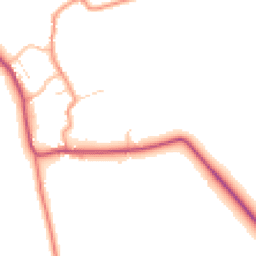 Daytime road noise heatmap for LE14 3EU