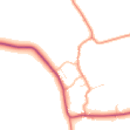 Daytime road noise heatmap for LE14 3EZ