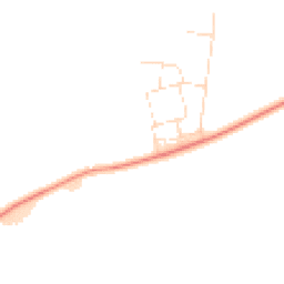 Daytime road noise heatmap for LE14 3NG