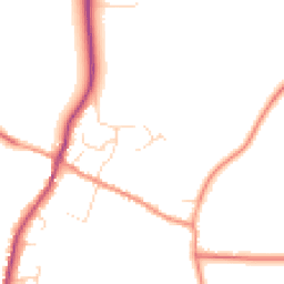 Daytime road noise heatmap for LE14 4AS