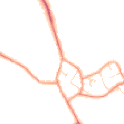 Daytime road noise heatmap for LE14 4BW