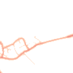 Daytime road noise heatmap for LE14 4BX