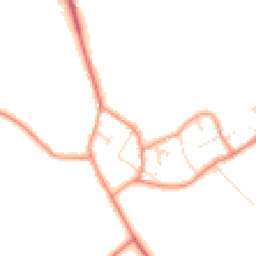 Daytime road noise heatmap for LE14 4BZ