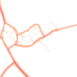 Daytime road noise heatmap for LE14 4DA