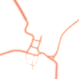 Daytime road noise heatmap for LE14 4DS