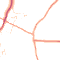 Daytime road noise heatmap for LE14 4FE