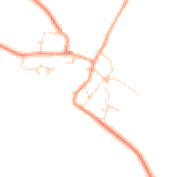 Daytime road noise heatmap for LE14 4HT