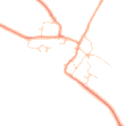 Daytime road noise heatmap for LE14 4HY