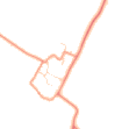 Daytime road noise heatmap for LE14 4JB