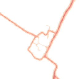 Daytime road noise heatmap for LE14 4JP