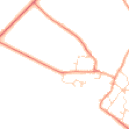 Daytime road noise heatmap for LE14 4JQ