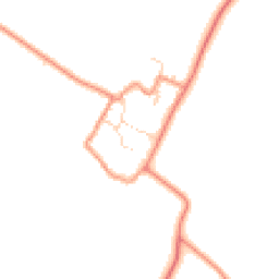 Daytime road noise heatmap for LE14 4JW