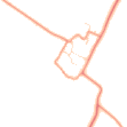 Daytime road noise heatmap for LE14 4LA
