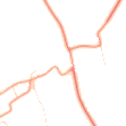 Daytime road noise heatmap for LE14 4NL