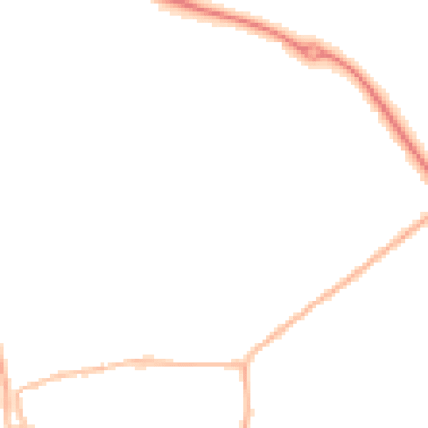 Night-time road noise heatmap for LE15 6RJ