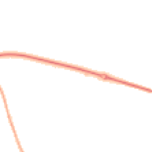 Night-time road noise heatmap for LE15 7FS