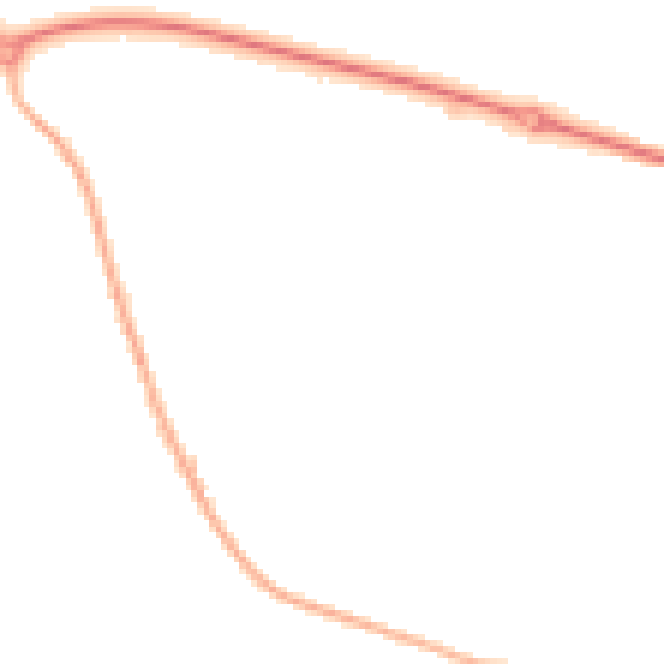 Night-time road noise heatmap for LE15 7FX