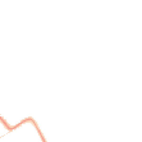 Night-time road noise heatmap for LE15 7HT