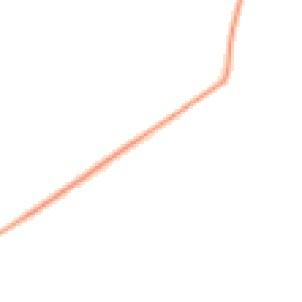 Night-time road noise heatmap for LE15 7SZ