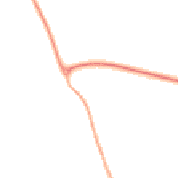 Night-time road noise heatmap for LE15 7UA