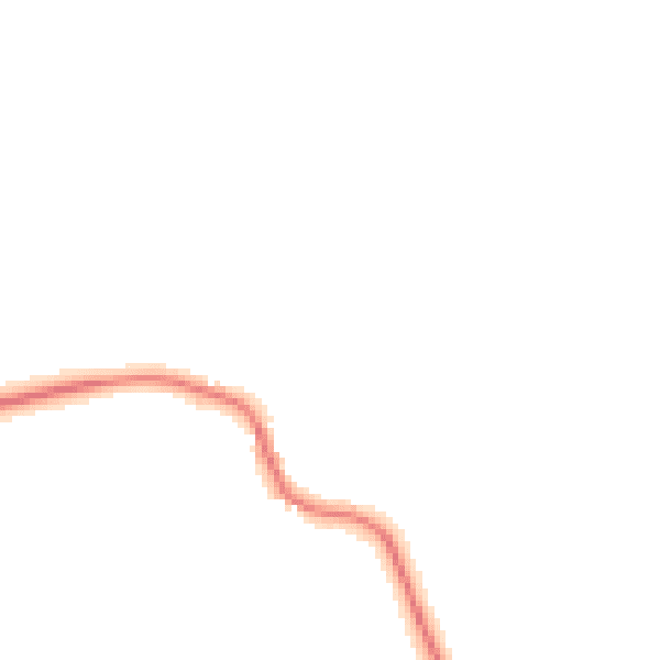 Night-time road noise heatmap for LE15 8PG