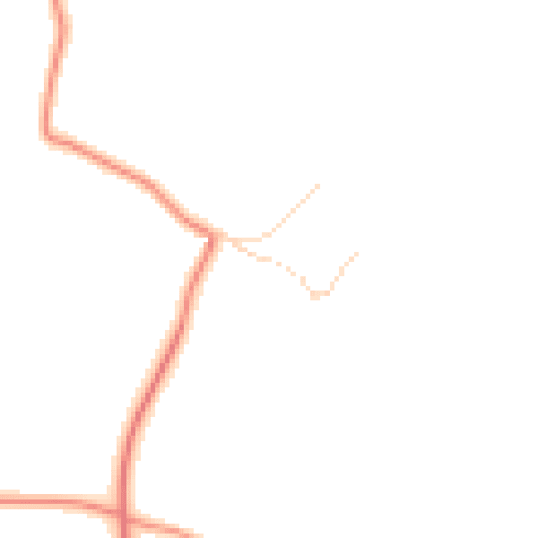 Daytime road noise heatmap for LE15 8RE