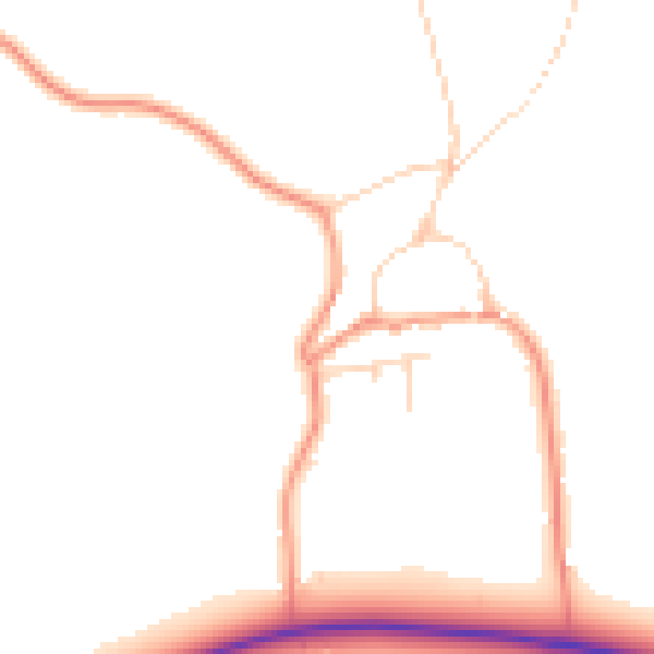 Daytime road noise heatmap for LE15 9JS