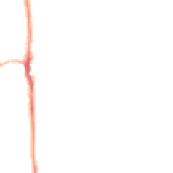Night-time road noise heatmap for LE15 9PT