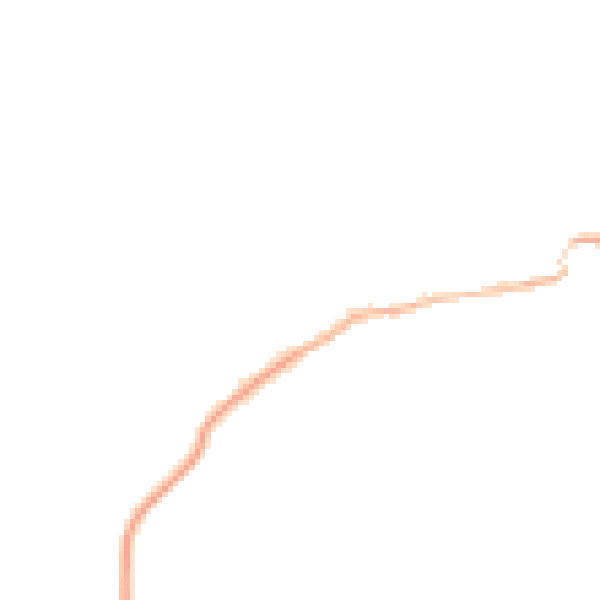 Night-time road noise heatmap for LE15 9TG