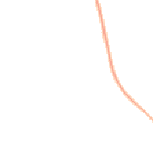 Night-time road noise heatmap for LE16 7DQ