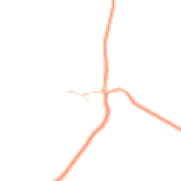 Daytime road noise heatmap for LE16 7ST