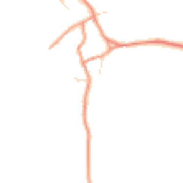 Daytime road noise heatmap for LE16 8LH