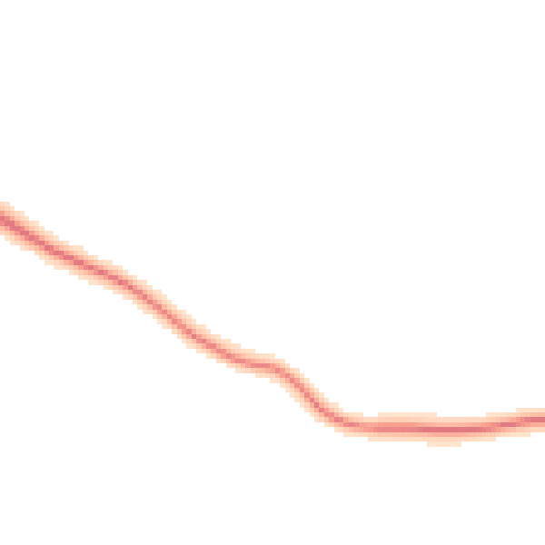 Night-time road noise heatmap for LE16 8PG