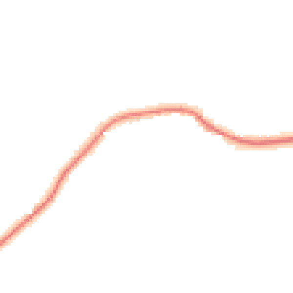 Night-time road noise heatmap for LE16 9SP