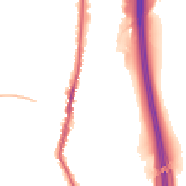 Night-time road noise heatmap for LE17 4DR