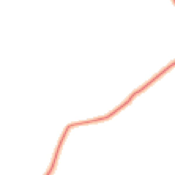 Daytime road noise heatmap for LE17 5NR